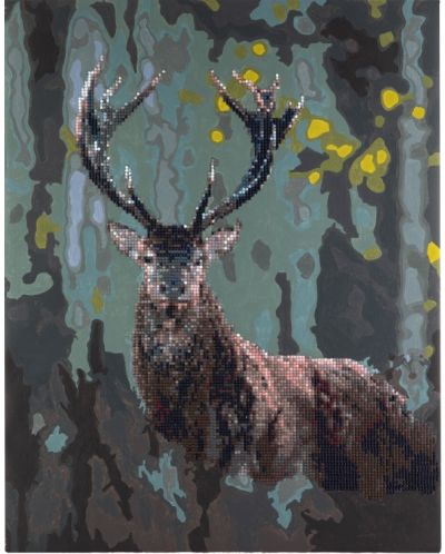Σετ ζωγραφικής με αριθμούς  με διαμάντια Grafix - Deer - 1